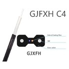 Indoor GJFXH FTTH drop cable Singlemode 4 core g657A Friber Optical FTTH lszh comunication wire distribution