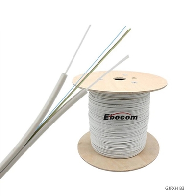 Indoor GJFXH FTTH drop cable Singlemode 4 core g657A Friber Optical FTTH lszh comunication wire distribution