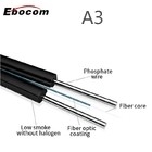 FTTH Fiber Optical Cable G657a2 Fiber 1km Factory Price 2 Core Black g652d g657a networking