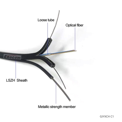 GJYXCH FTTH Optical Fiber Cable  G657A Single Mode Fiber Outdoor/Indoor application telecommunications wire distribution