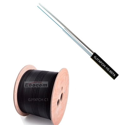 FTTH Indoor Outdoor 2 Hilos Self-support Fiber Optic Cable GJYXCH/GJYXFCH 2KM price LSZH G657A G652D strong tensile