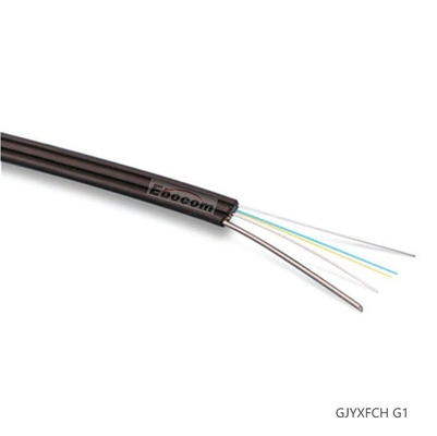 Drop Optical Fiber Cable LSZH Jacket Outdoor GJYXFCH FTTH SM G652 1 core  2 core Internet networking wire distribution