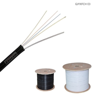 Drop Optical Fiber Cable LSZH Jacket Outdoor GJYXFCH FTTH SM G652 1 core  2 core Internet networking wire distribution