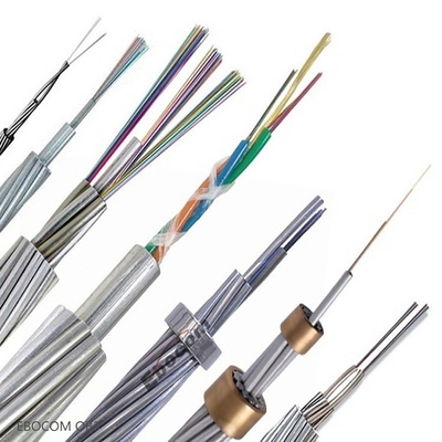 24core OPGW Cable Stainless Steel Tube 20% Acs Optical Fiber OPGW Communication