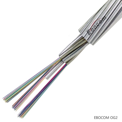 24core OPGW Cable Stainless Steel Tube 20% Acs Optical Fiber OPGW Communication