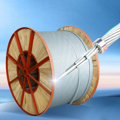 OPGW Ground Wire Cable 36  48 72 144 288  Core For Tower 220KV Line Construction