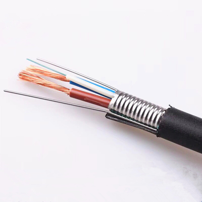 OPLC Photoelectric Composite Hybrid Cable 4 Core Fiber Optic Cable With Copper Wire