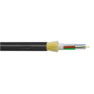 High Strength ADSS 24 Core All Dielectric Self Supporting Cable Loose Tube PE Sheath for Aerial Use