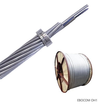 Cable optique en fibre optique en fil de terre aérien OPGW 12 24 48