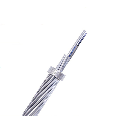 AA couche OPGW 48 câble à fibre optique à base de câble à chaîne en mode unique G652 fil de terre diélectrique aérien extérieur