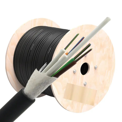 G652D Type de fibre aérienne GYFTY câble en fibre optique 2-144core Veste en HDPE non blindée pour l'autoportance