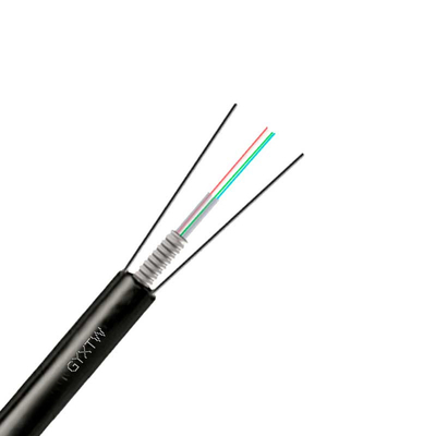 G652D GYXTW 48 Cable à fibre optique extérieur à noyau Structure de blocage de l'eau Fil d'acier Reforcé PE Jacket pour le réseau de base