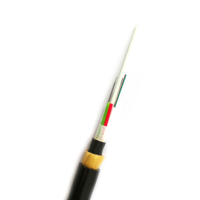 Cable à fibre optique ADSS extérieur 12 24 46 48 60 96 Portée du noyau 100 200 500 m