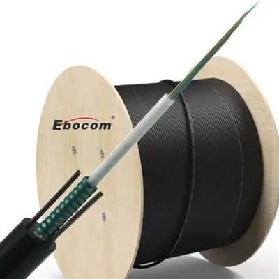 Câble à fibre optique GYXTW – 2-24 âmes, tube lâche, ruban d'acier armé, gaine PE extérieur longue distance