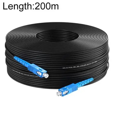 1 Cœur G657A1 FTTH Cable Drop Patch Cord avec connecteur SC Single Mode Fiber Jumper