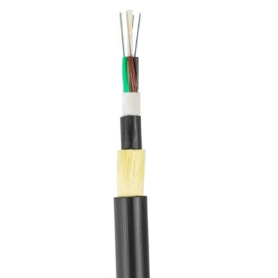 ADSS 48 Cable à fibre optique à double jacket Tout-diélectrique Cable autoportant pour 200m Span