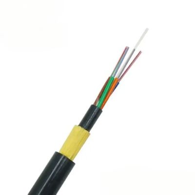 Câble à fibre optique ADSS type double gaine pour installation aérienne portée 200m