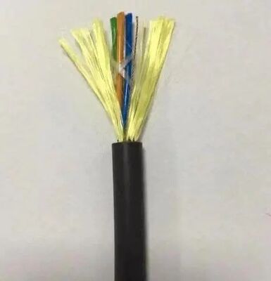 Câble à fibre optique ADSS 72 coeurs, simple gaine, pour portée de 100 m