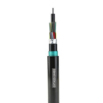 48/96/144 Cœur GYTA53 câble de fibre blindé conduit souterrain lourd et enterré